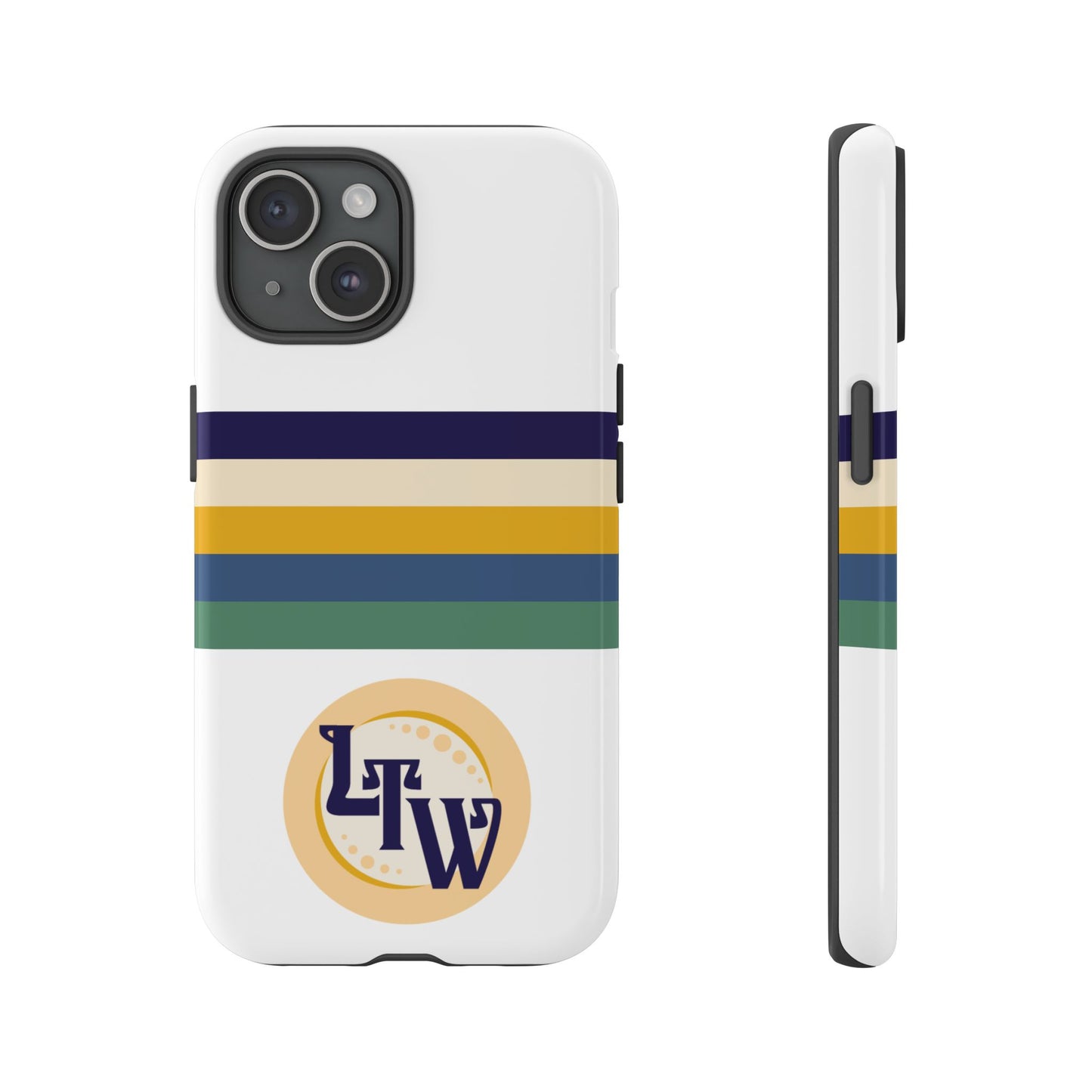 LTW Color Stripe and Monogram Tough Phone Case - iPhone