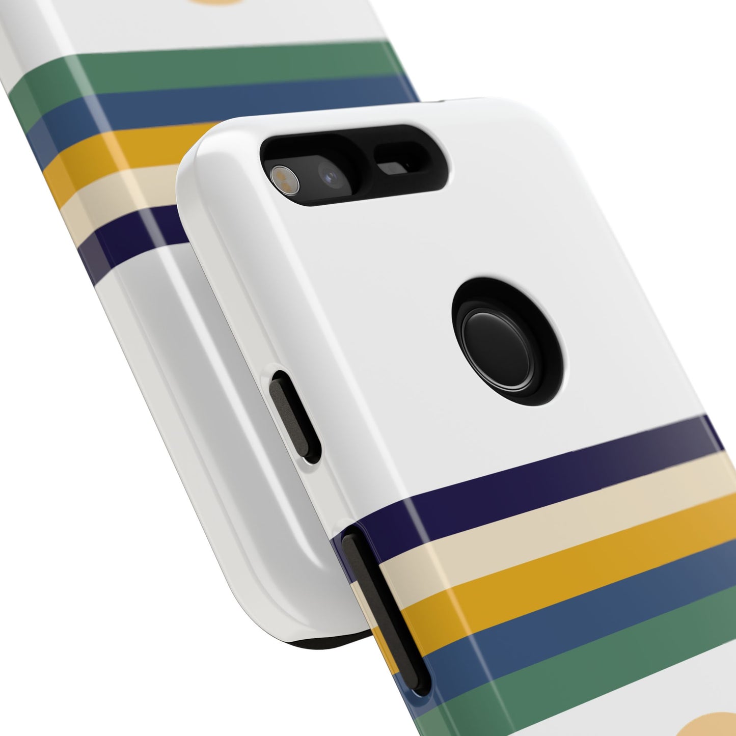 LTW Color Stripe and Monogram Tough Phone Case - Google Pixel