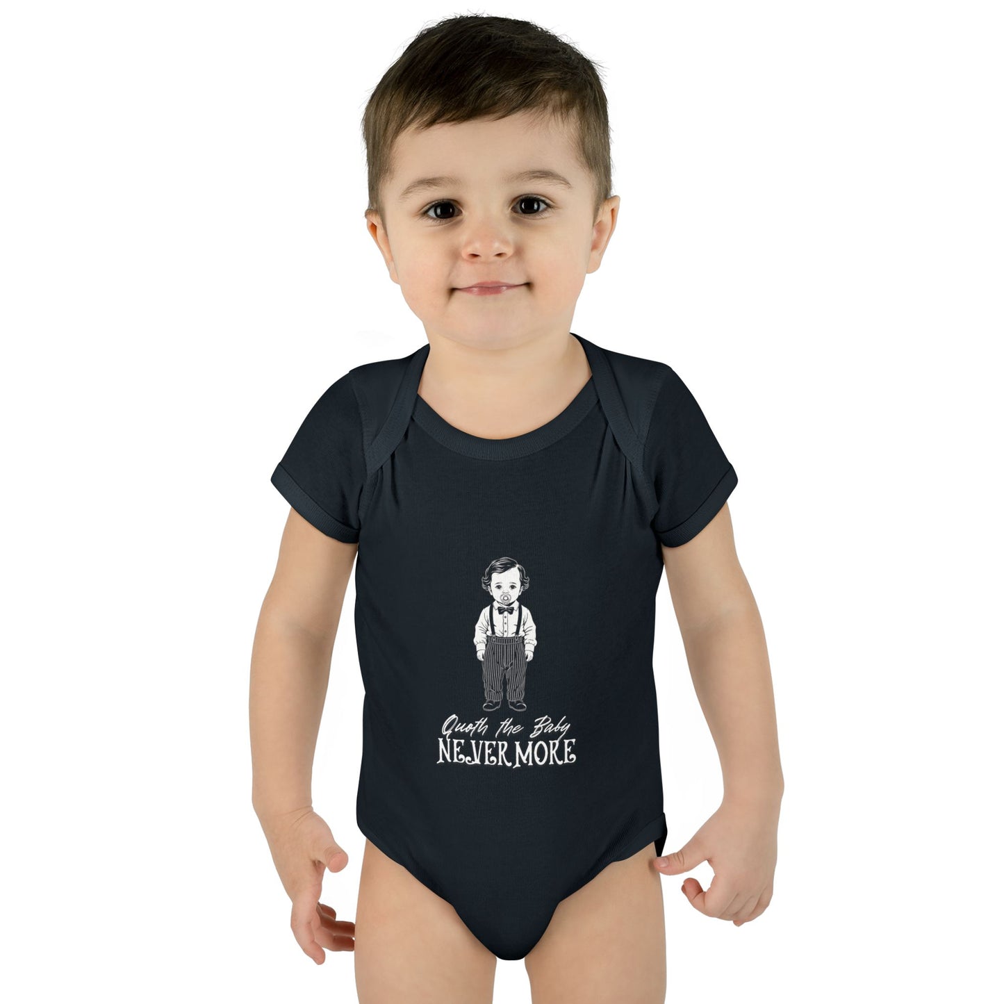 Little Edgar Words Infant Onesie
