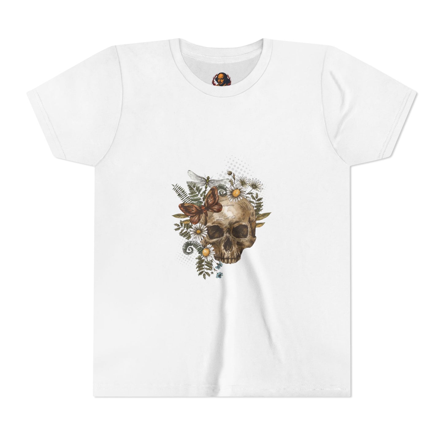 Goblincore Skull Youth Short Sleeve Tee