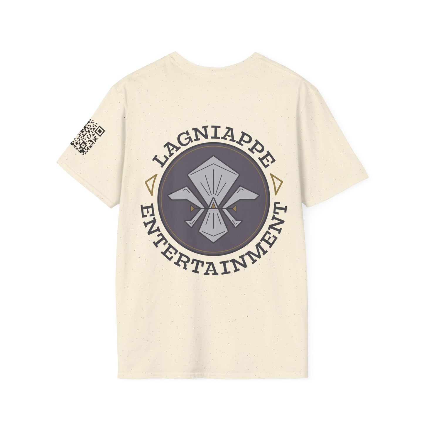Lagniappe Entertainment Dark Color Logo - Unisex Jersey Tee, Casual Tee, Graphic T-Shirt, Unique Gift, Birthday Gift, Music Festival Apparel