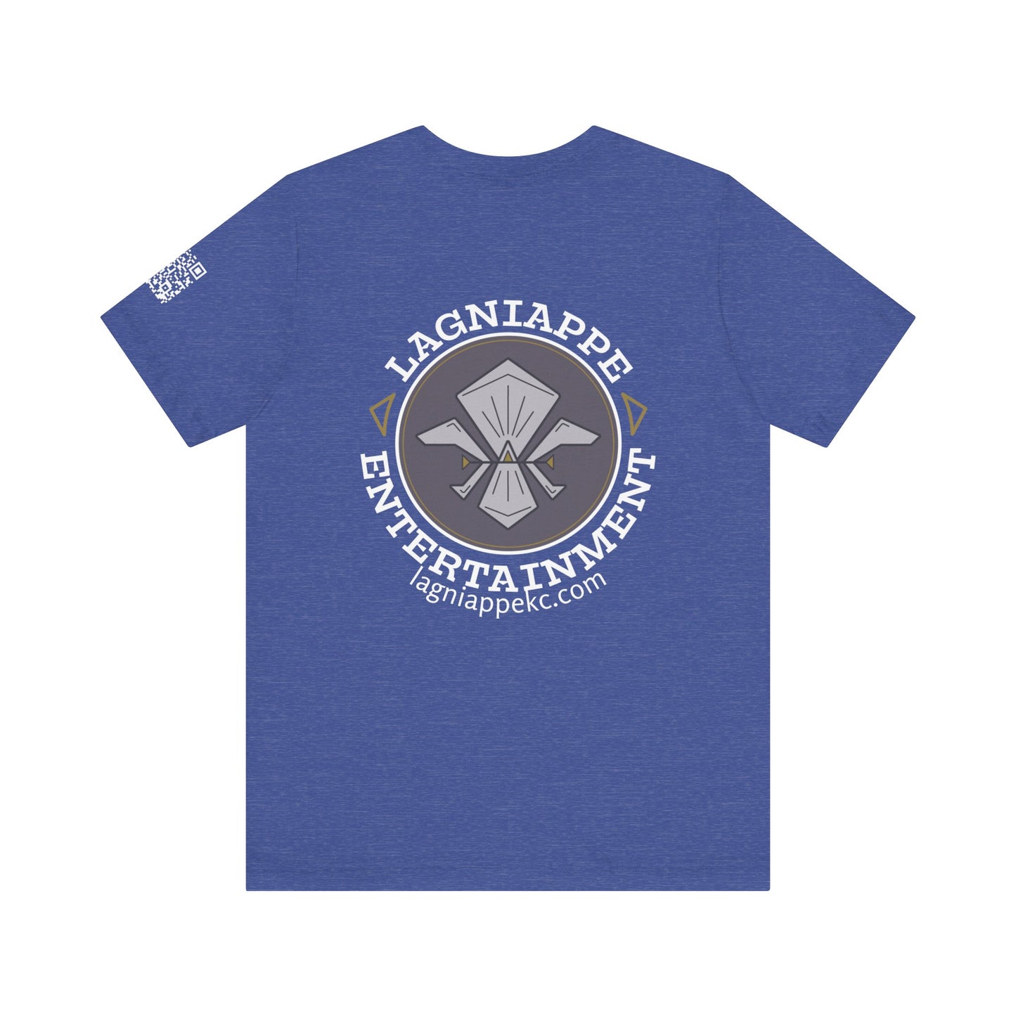 Lagniappe Entertainment Light Color Logo - Unisex Graphic Tee for Music Lovers, Casual Wear, Concerts, Gifts for Him/Her, Everyday T-Shirt