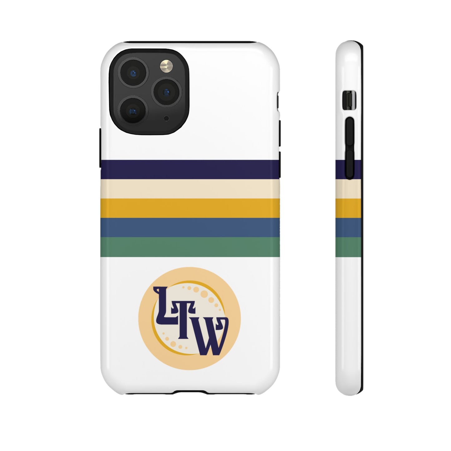 LTW Color Stripe and Monogram Tough Phone Case - iPhone