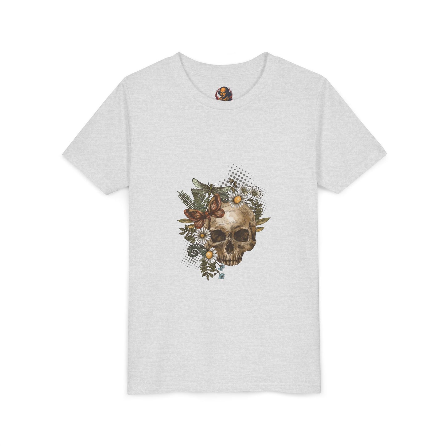 Goblincore Skull Youth Short Sleeve Tee