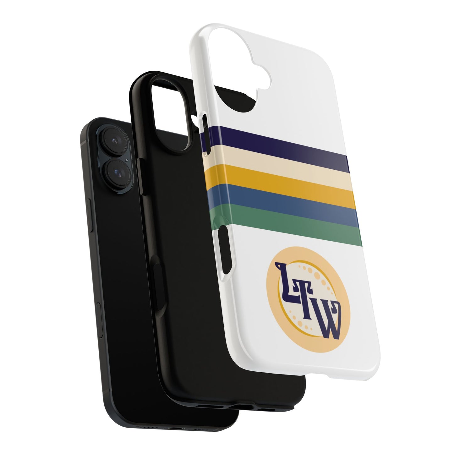 LTW Color Stripe and Monogram Tough Phone Case - iPhone