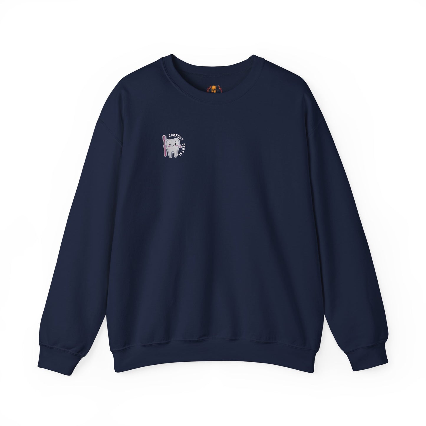 Comfort Dental Pocket Logo Crewneck Sweatshirt Unisex