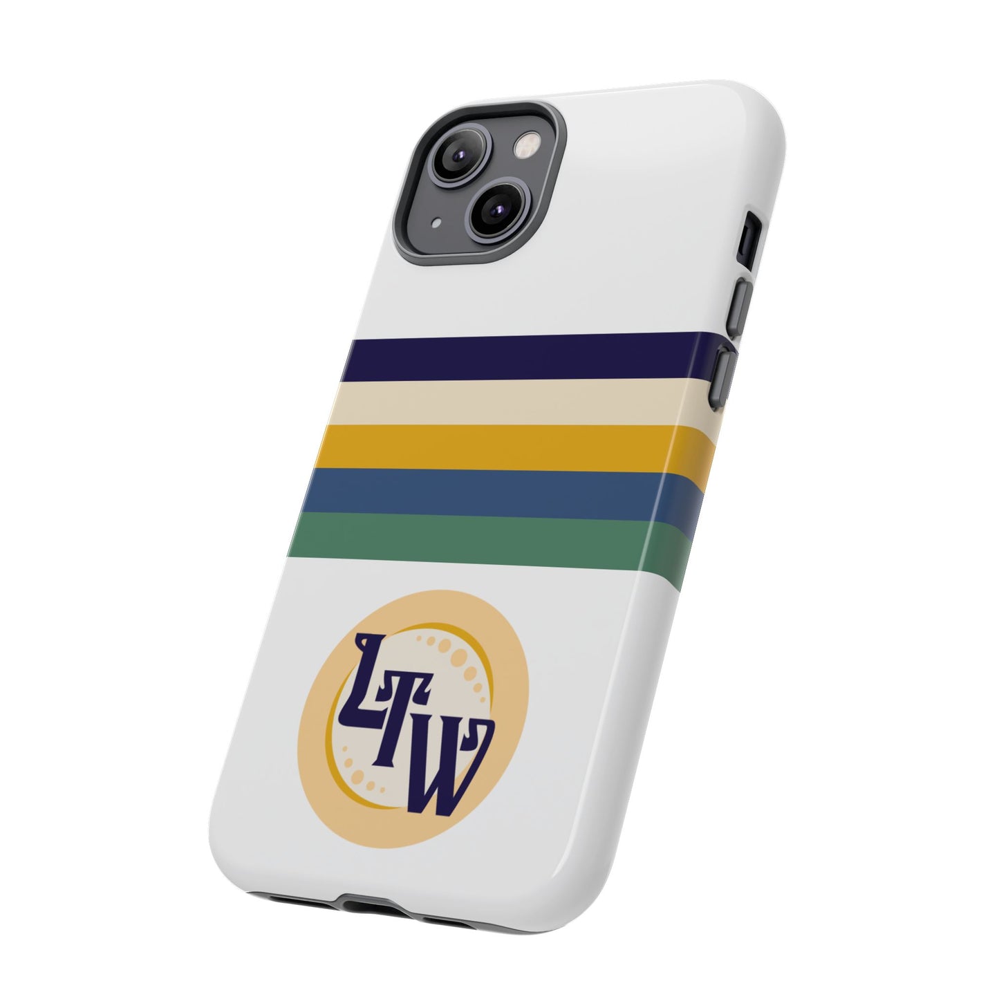 LTW Color Stripe and Monogram Tough Phone Case - iPhone
