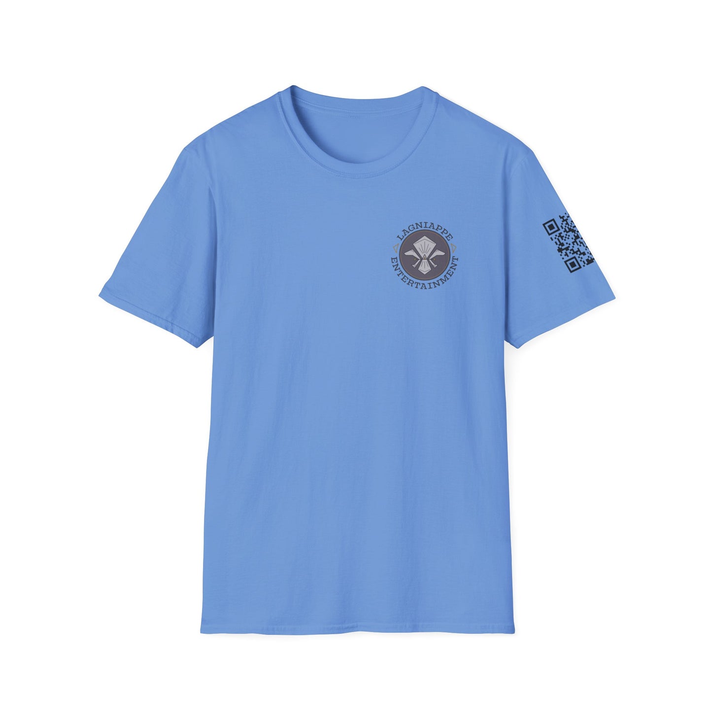 Lagniappe Entertainment Dark Color Logo - Unisex Jersey Tee, Casual Tee, Graphic T-Shirt, Unique Gift, Birthday Gift, Music Festival Apparel