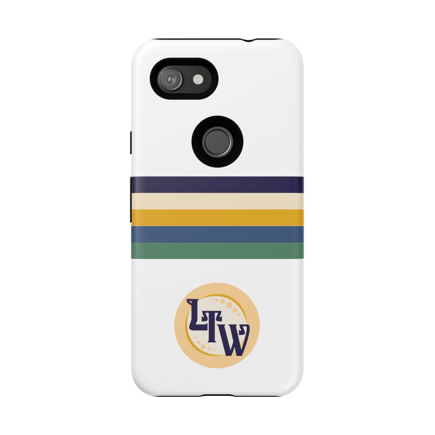 LTW Color Stripe and Monogram Tough Phone Case - Google Pixel