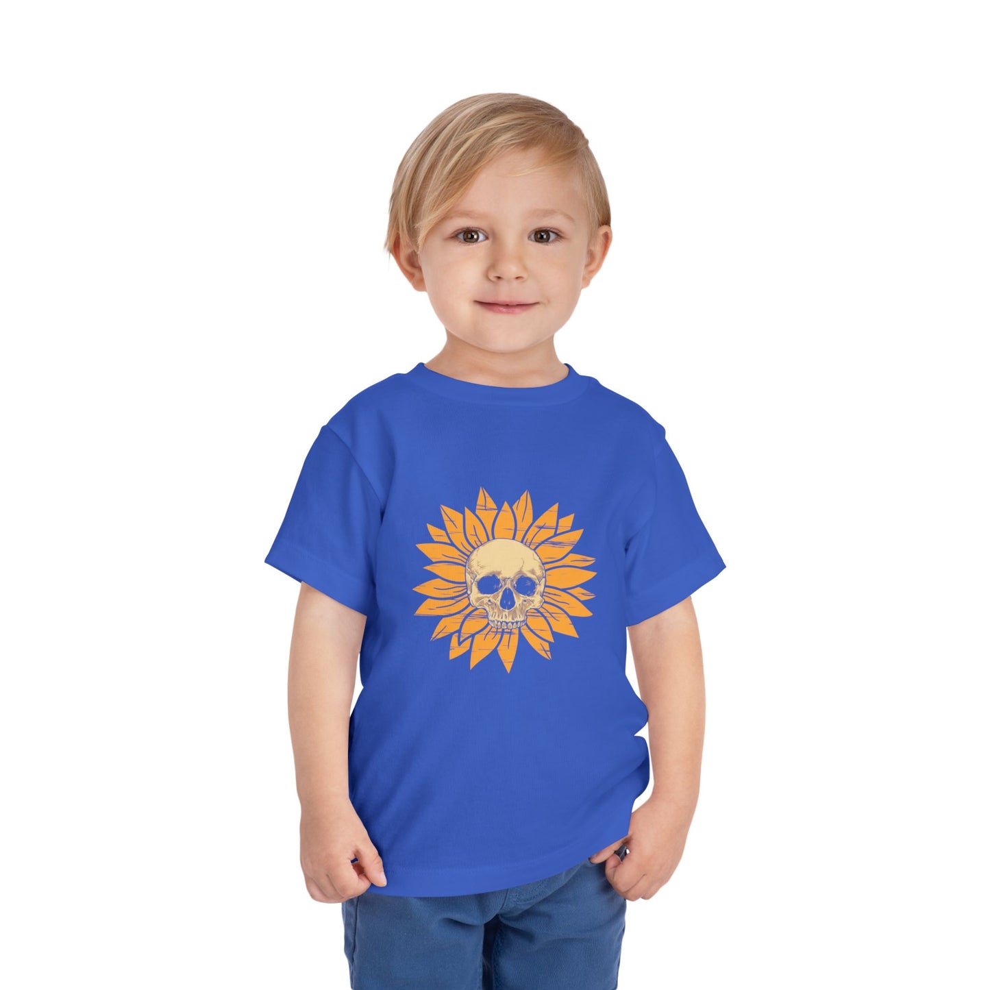 Skull Sunflower Toddler Tee