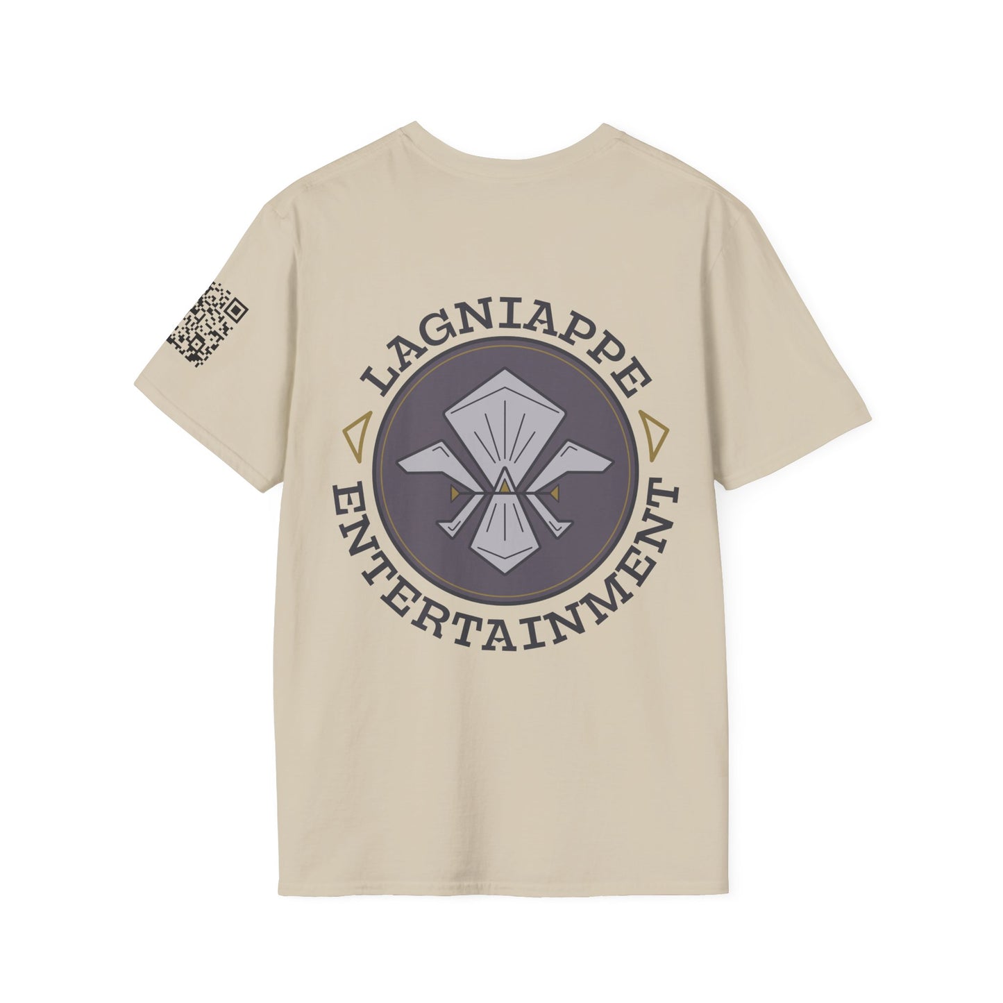 Lagniappe Entertainment Dark Color Logo - Unisex Jersey Tee, Casual Tee, Graphic T-Shirt, Unique Gift, Birthday Gift, Music Festival Apparel
