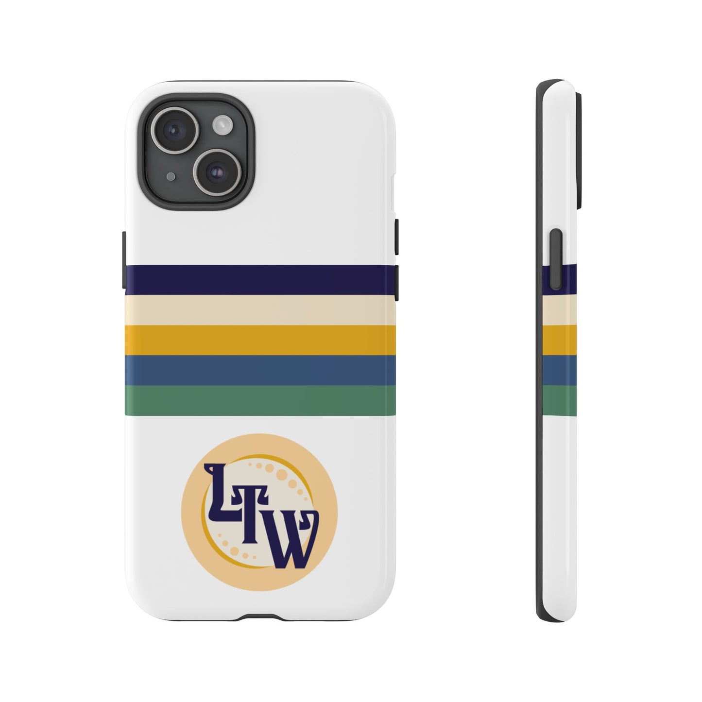 LTW Color Stripe and Monogram Tough Phone Case - iPhone