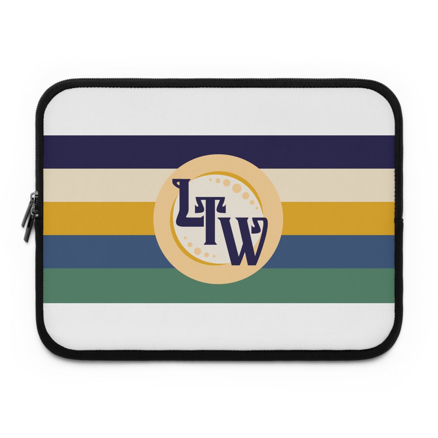 LTW Color Stripe and Monogram Laptop Sleeve