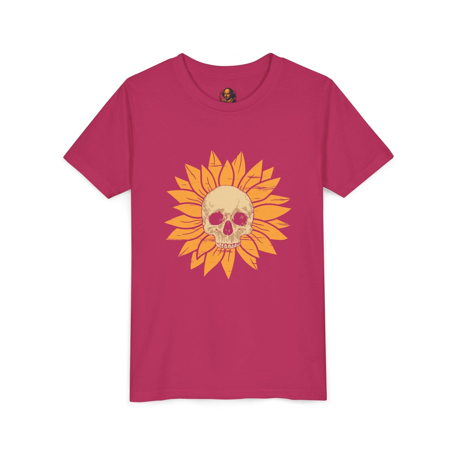 Skull Sunflower Youth Tee