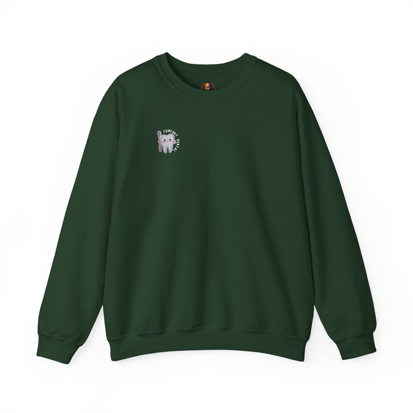 Comfort Dental Pocket Logo Crewneck Sweatshirt Unisex