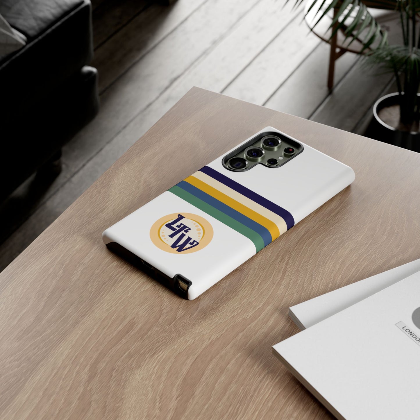 LTW Color Stripe and Monogram Tough Phone Case - Samsung