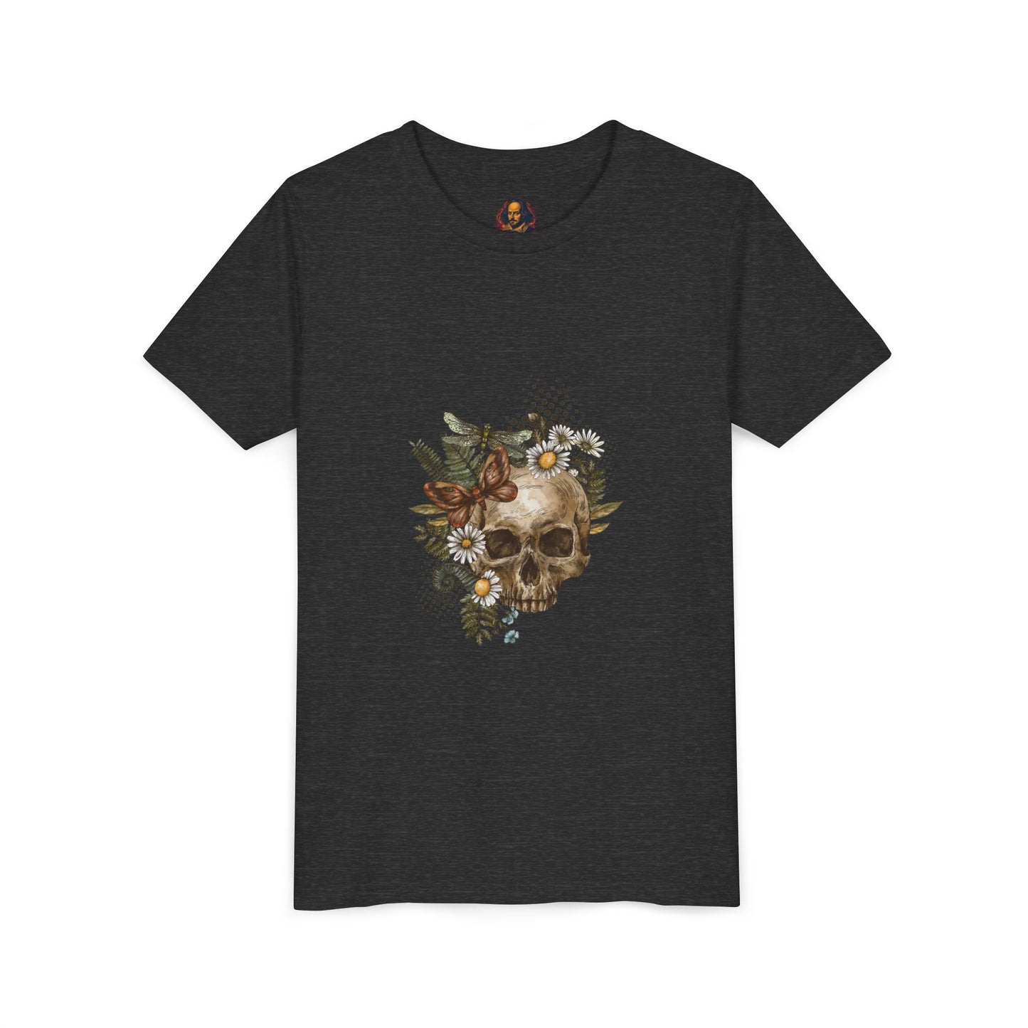 Goblincore Skull Youth Short Sleeve Tee