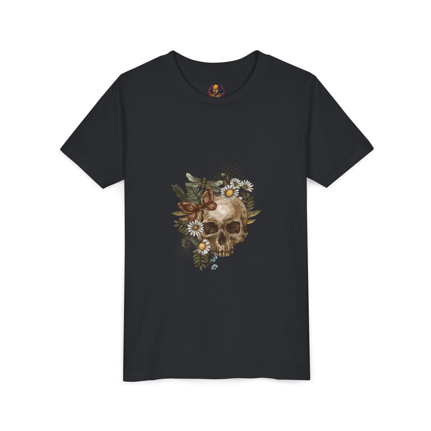 Goblincore Skull Youth Short Sleeve Tee
