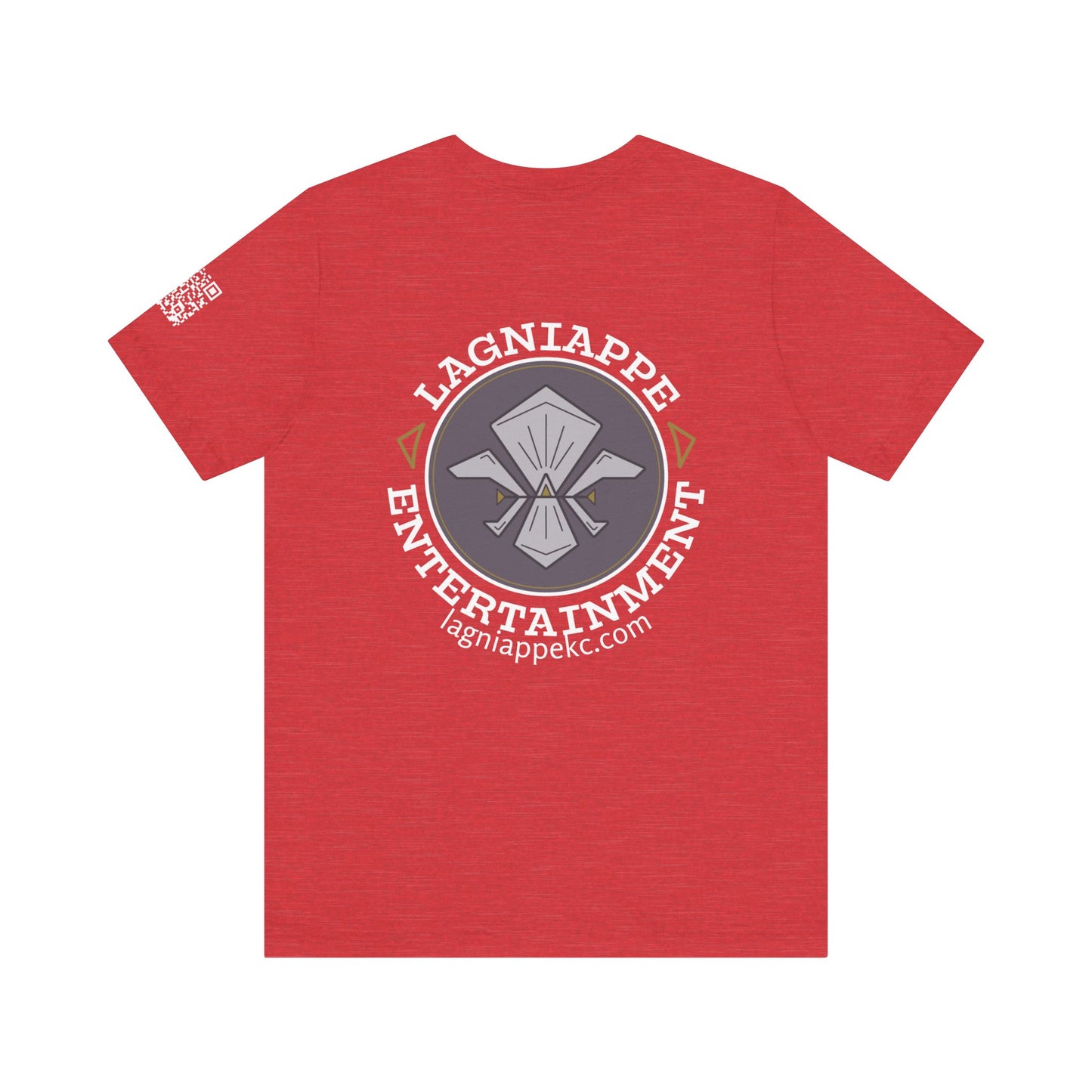 Lagniappe Entertainment Light Color Logo - Unisex Graphic Tee for Music Lovers, Casual Wear, Concerts, Gifts for Him/Her, Everyday T-Shirt