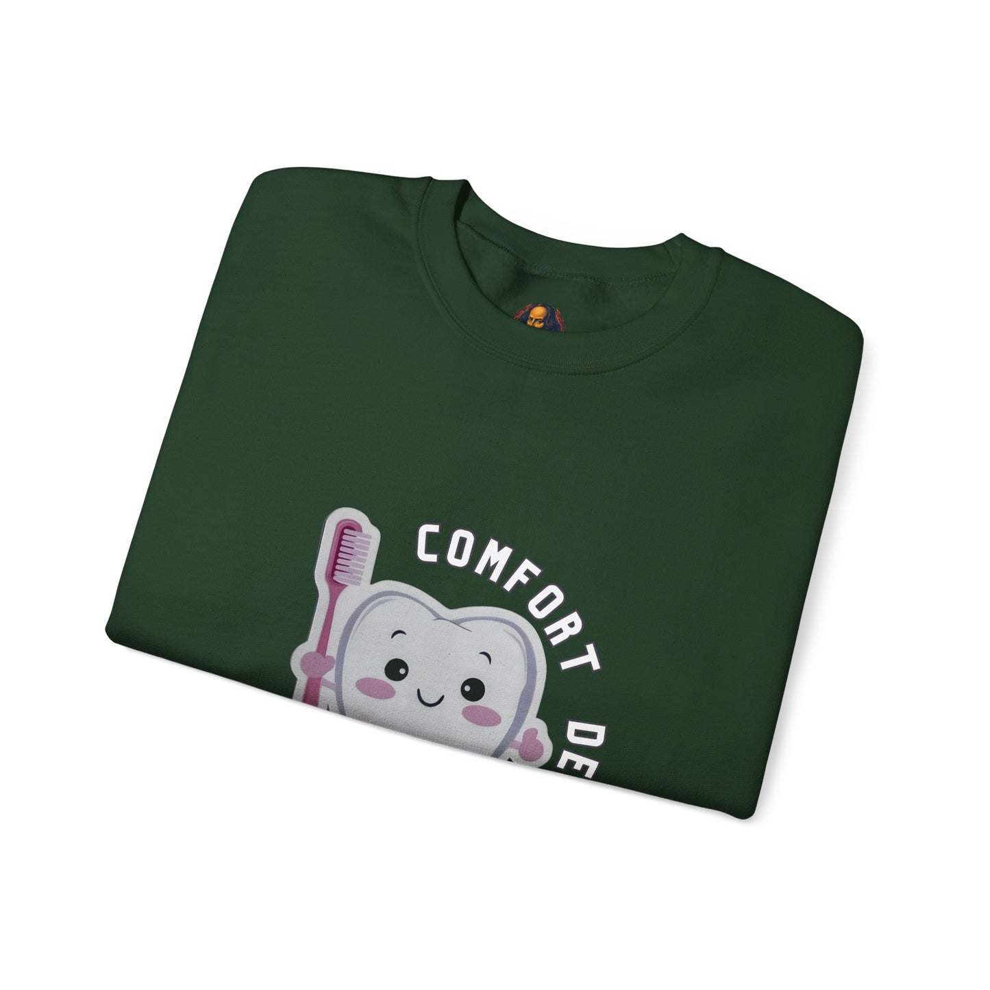 Comfort Dental Front Logo Crewneck Sweatshirt Unisex