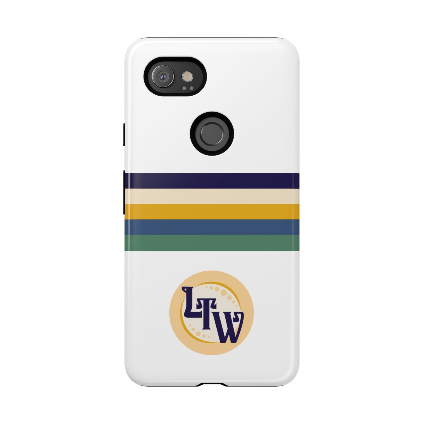 LTW Color Stripe and Monogram Tough Phone Case - Google Pixel
