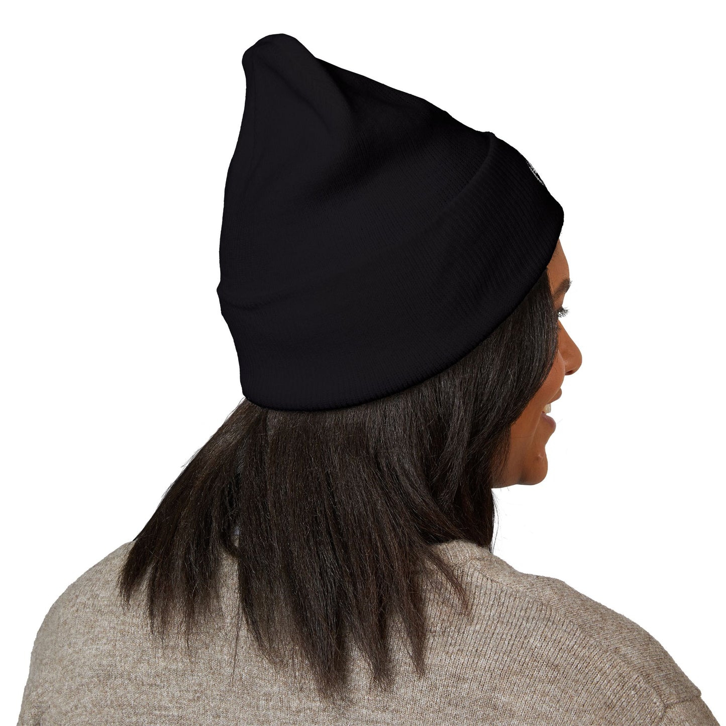 LTW Monogram Embroidered Cuffed Beanie