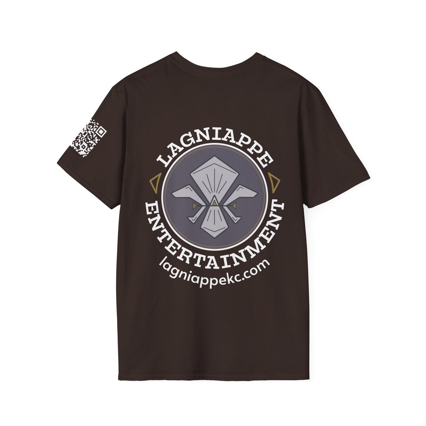 Lagniappe Entertainment Light Color Logo - Unisex Graphic Tee for Music Lovers, Casual Wear, Concerts, Gifts for Him/Her, Everyday T-Shirt