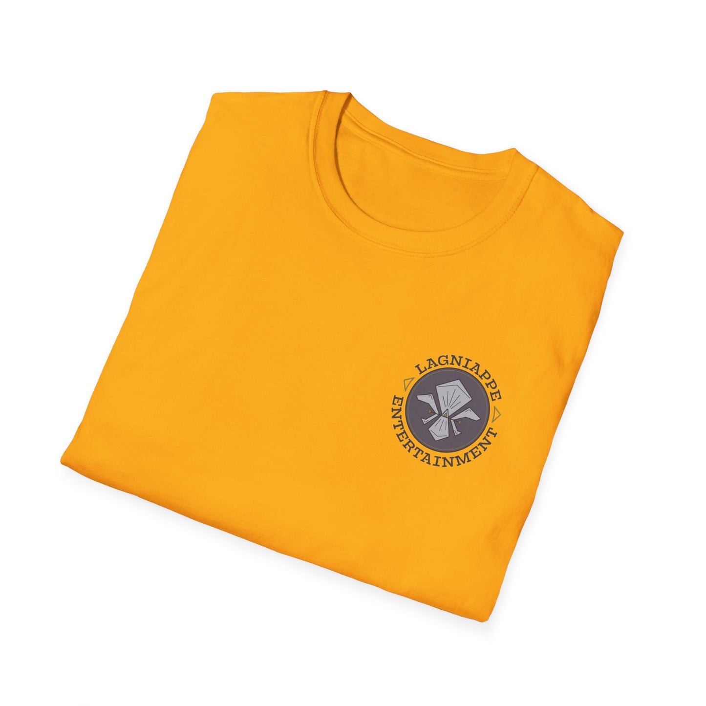 Lagniappe Entertainment Dark Color Logo - Unisex Jersey Tee, Casual Tee, Graphic T-Shirt, Unique Gift, Birthday Gift, Music Festival Apparel