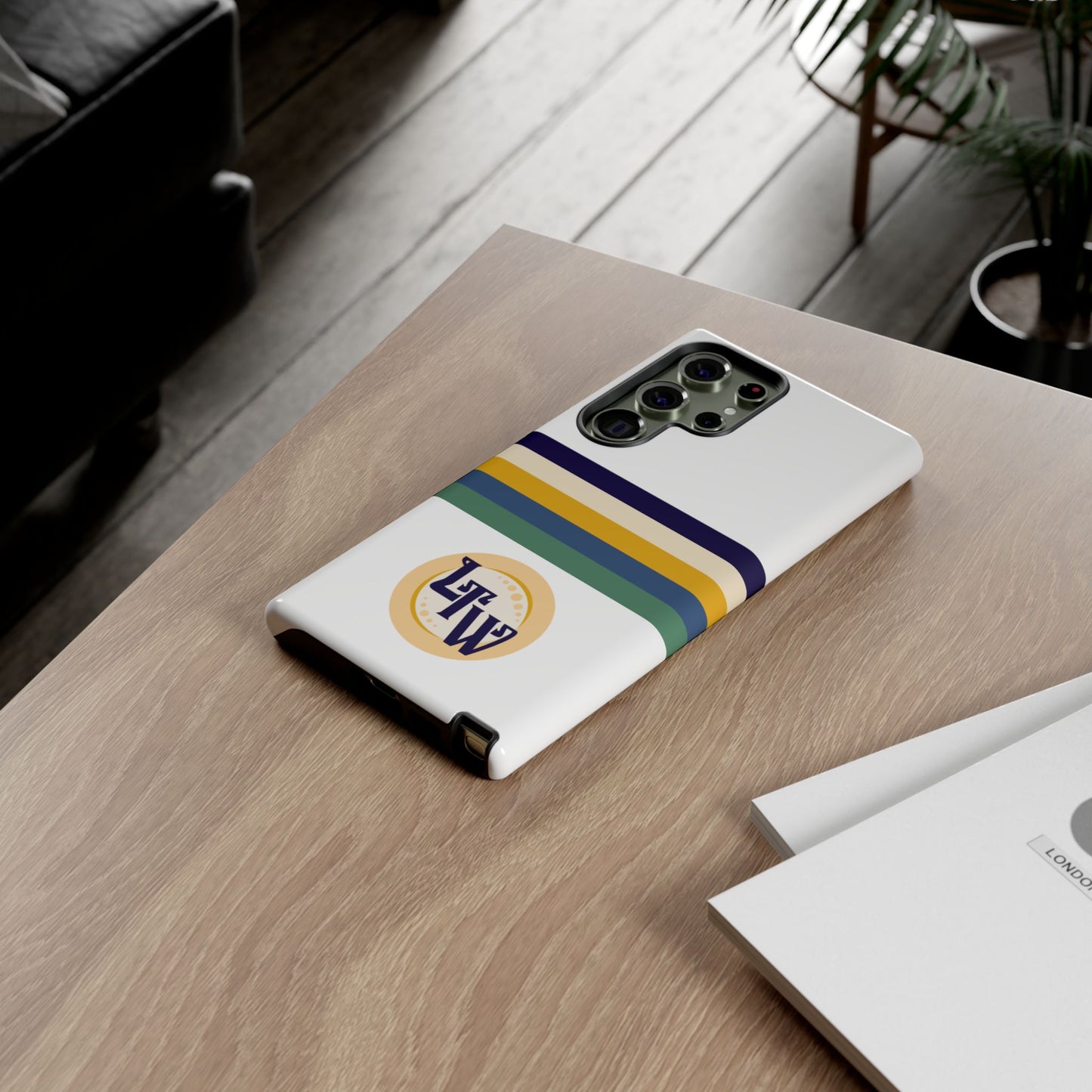 LTW Color Stripe and Monogram Tough Phone Case - Samsung