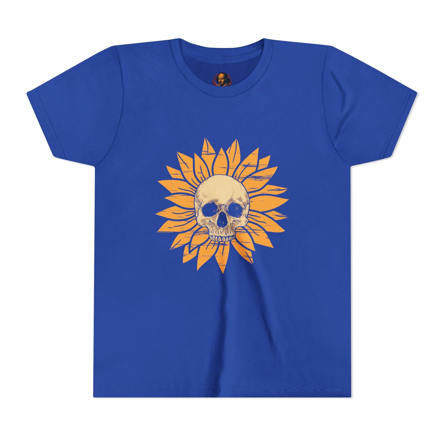 Skull Sunflower Youth Tee