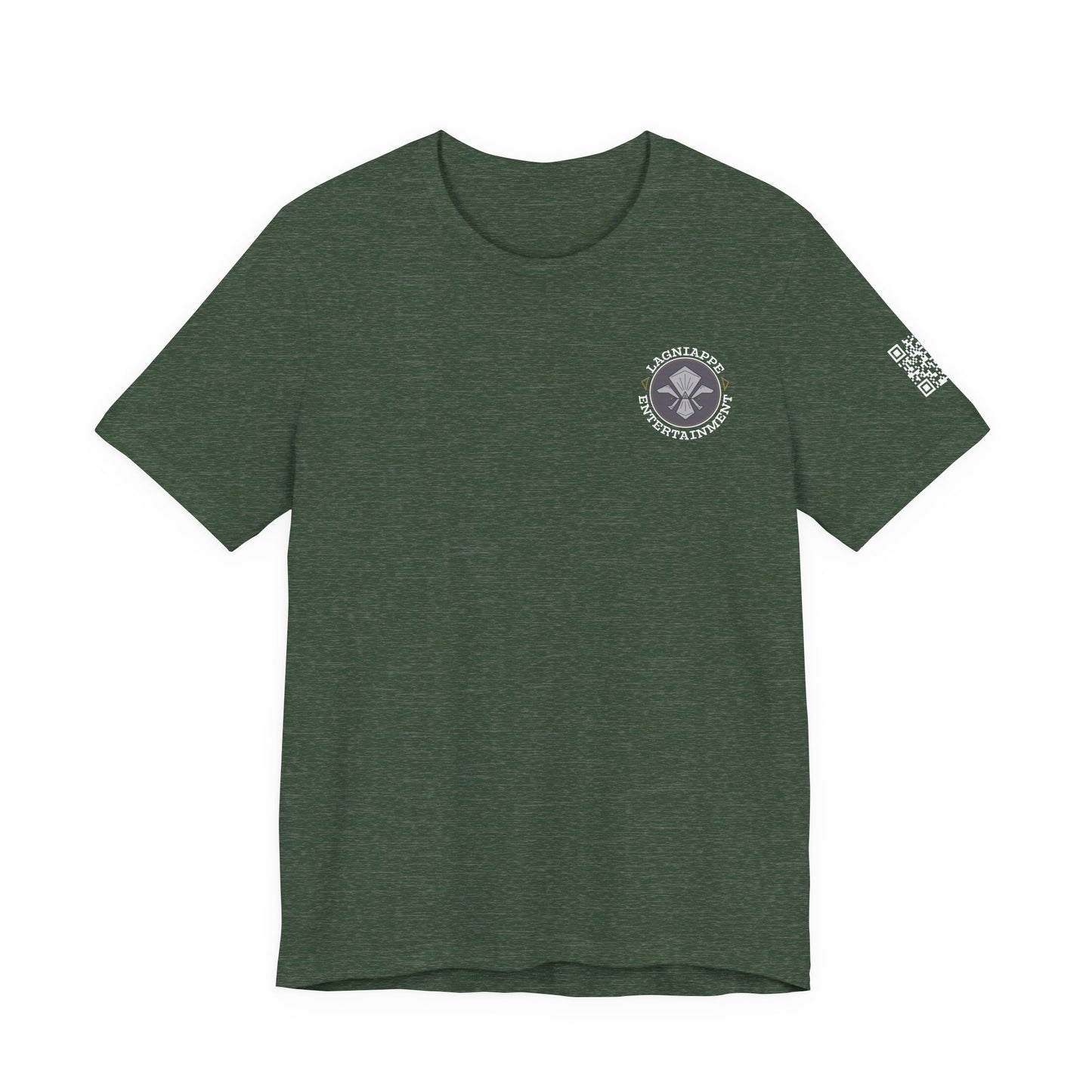 Lagniappe Entertainment Light Color Logo - Unisex Graphic Tee for Music Lovers, Casual Wear, Concerts, Gifts for Him/Her, Everyday T-Shirt