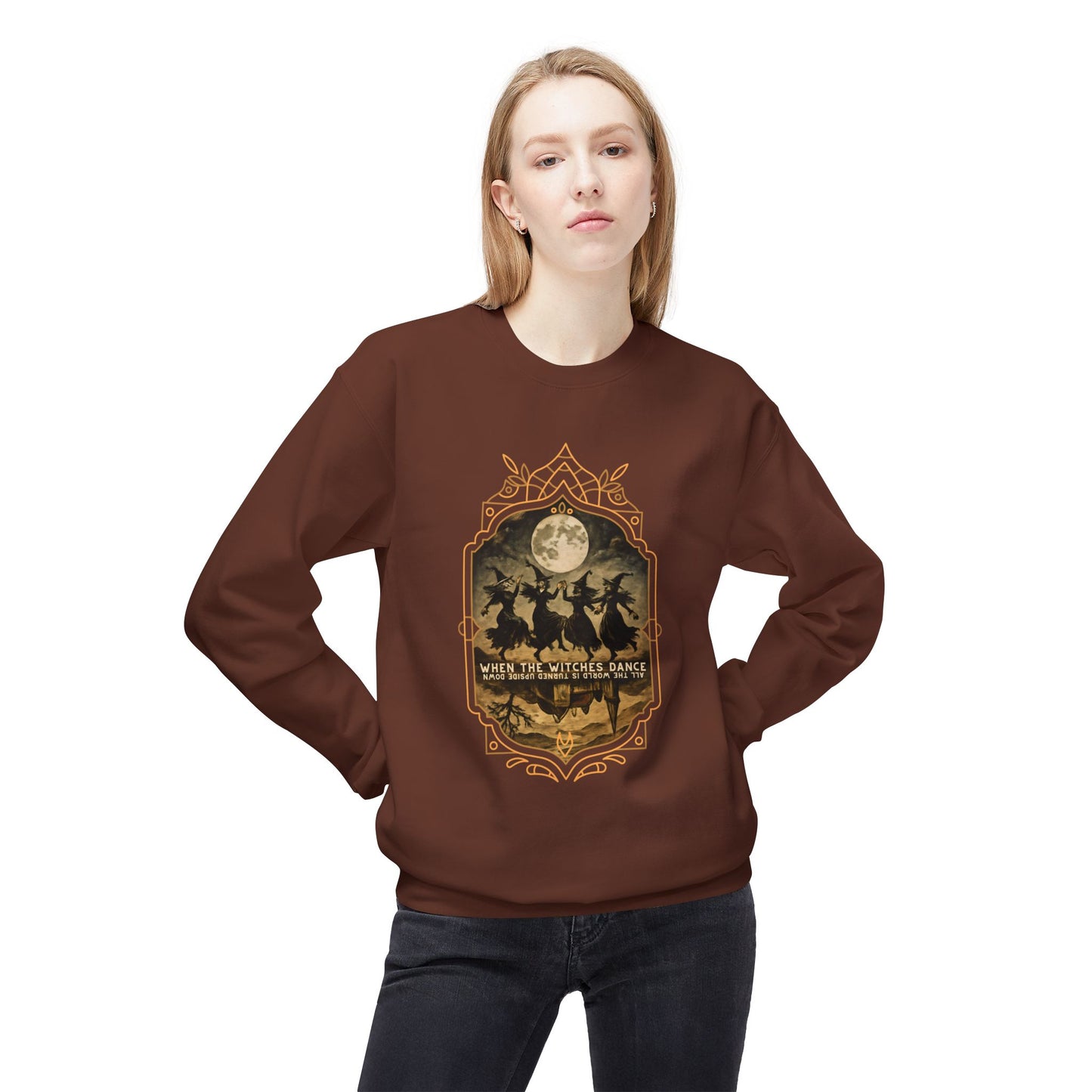 When the witches dance, all the world is turned upside down Unisex Long Sleeve Tee