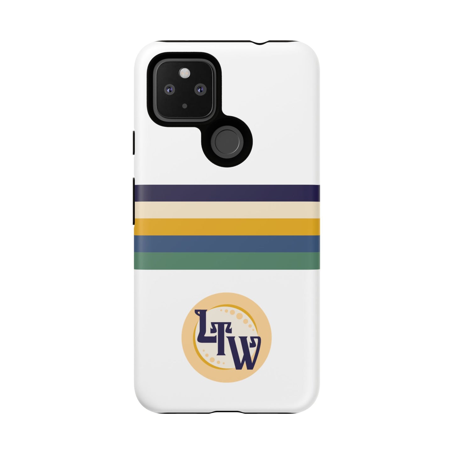 LTW Color Stripe and Monogram Tough Phone Case - Google Pixel