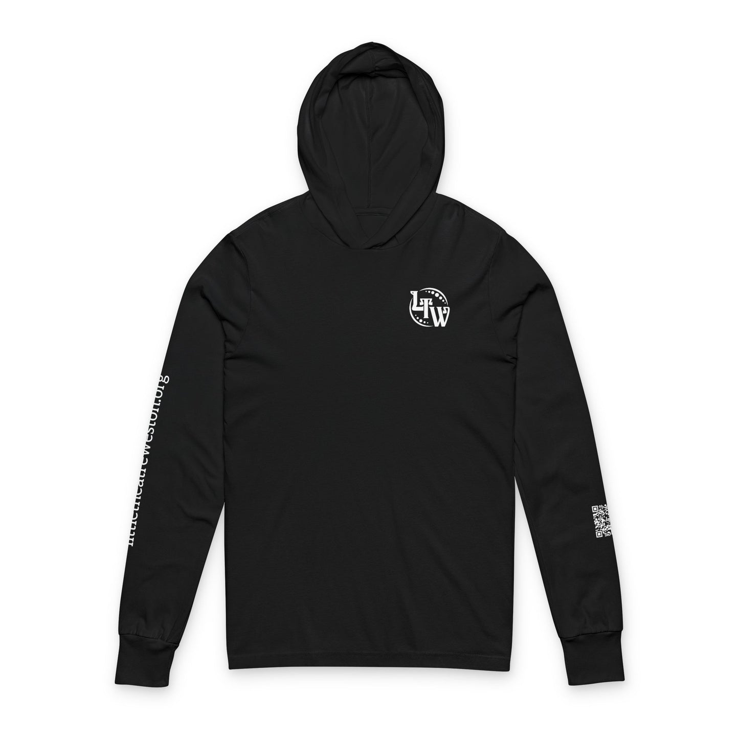 LTW White Monogram Unisex Hoodie