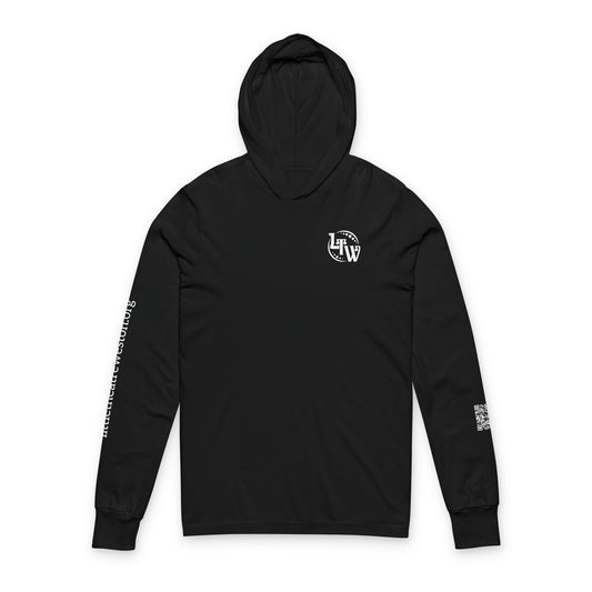 LTW White Monogram Unisex Hoodie