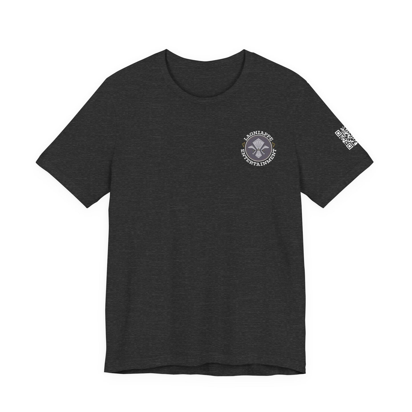 Lagniappe Entertainment Light Color Logo - Unisex Graphic Tee for Music Lovers, Casual Wear, Concerts, Gifts for Him/Her, Everyday T-Shirt