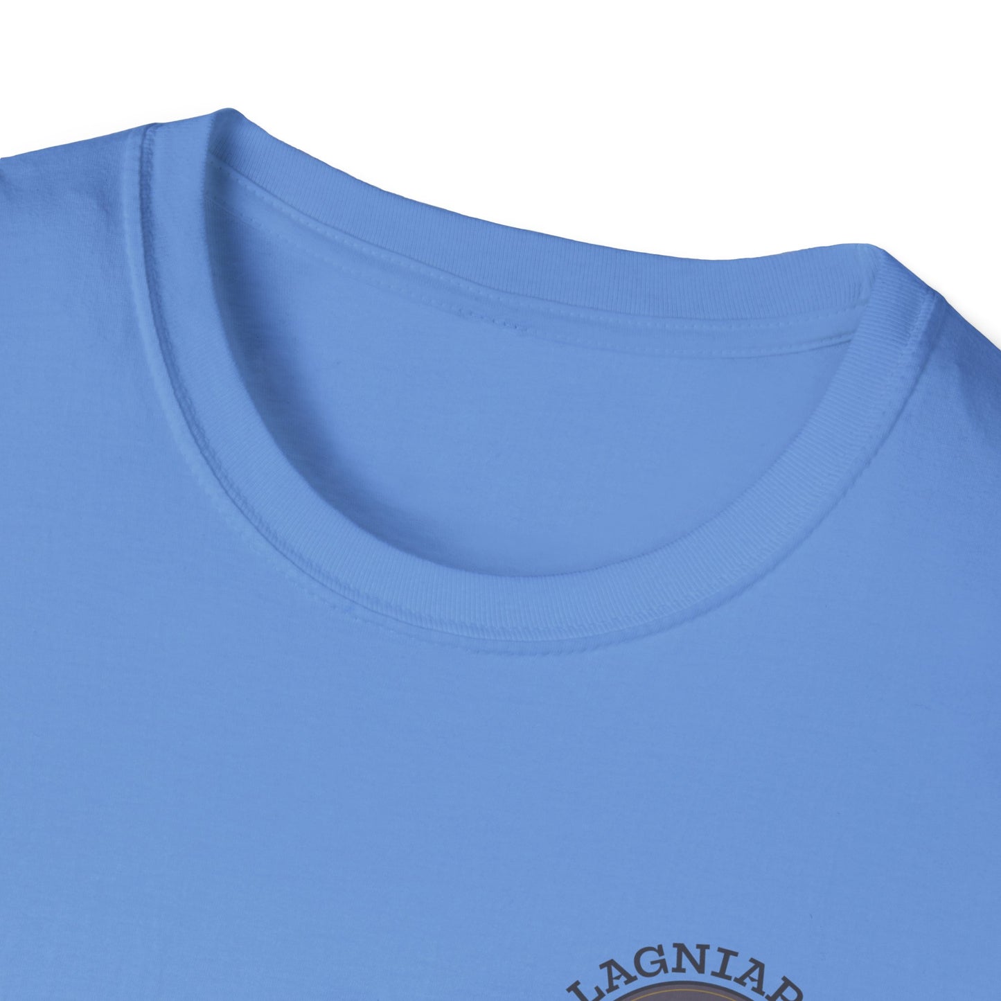 Lagniappe Entertainment Dark Color Logo - Unisex Jersey Tee, Casual Tee, Graphic T-Shirt, Unique Gift, Birthday Gift, Music Festival Apparel
