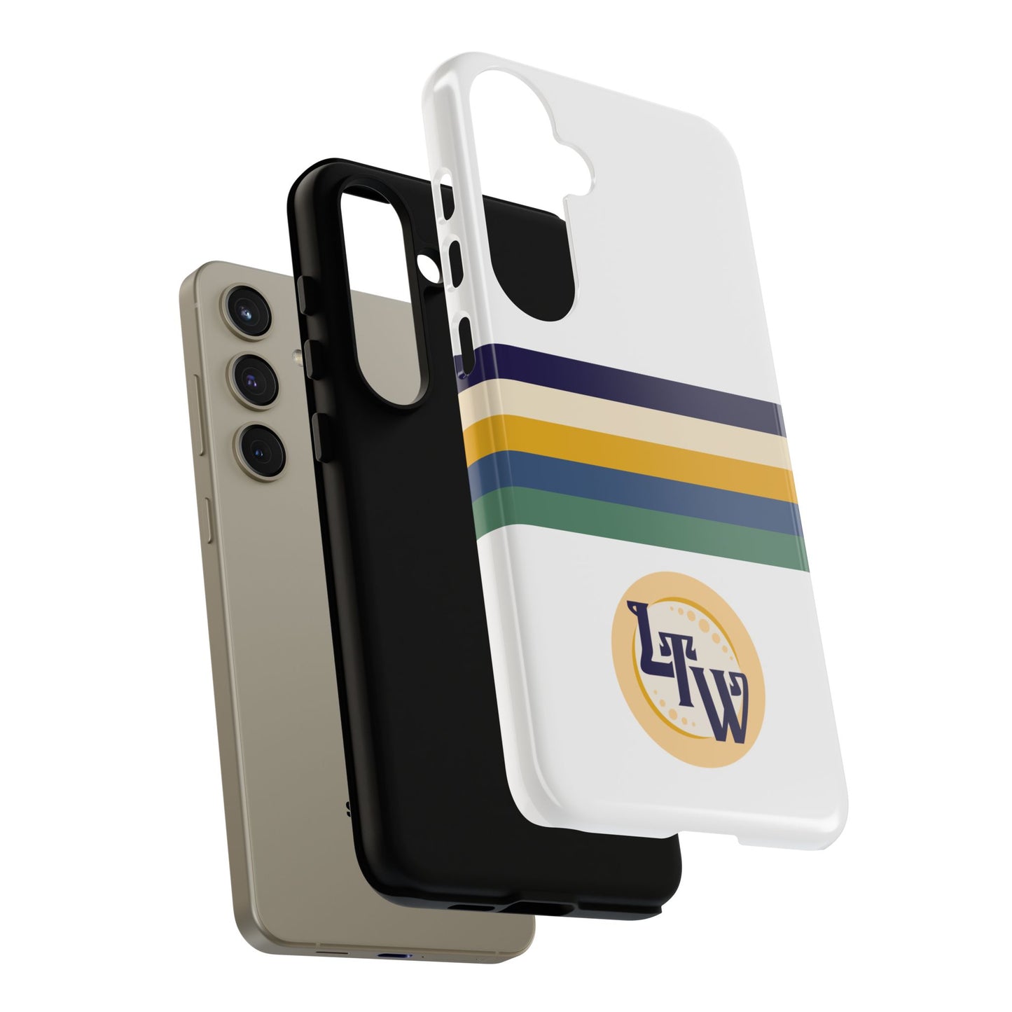 LTW Color Stripe and Monogram Tough Phone Case - Samsung