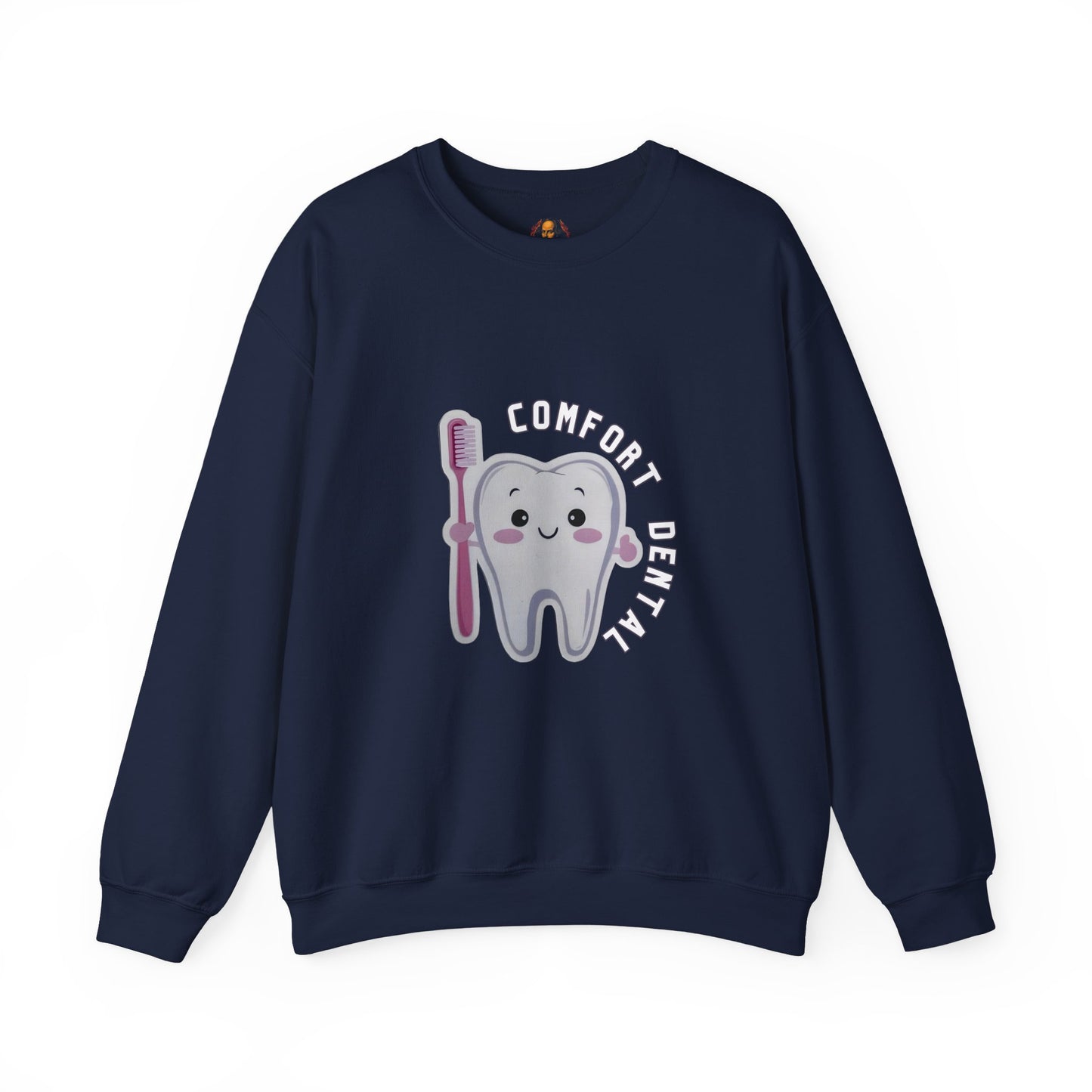 Comfort Dental Front Logo Crewneck Sweatshirt Unisex