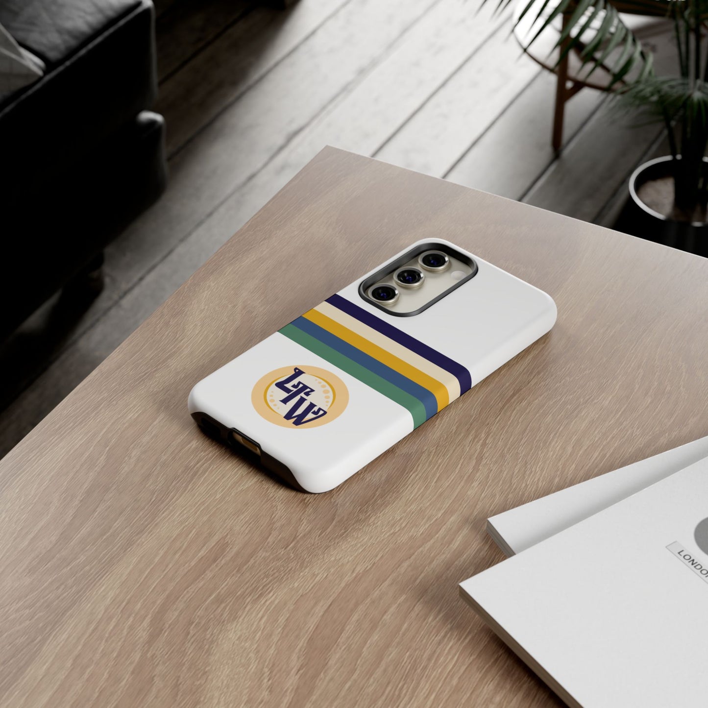 LTW Color Stripe and Monogram Tough Phone Case - Samsung