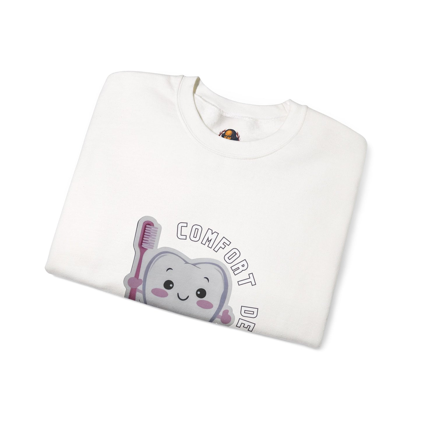 Comfort Dental Front Logo Crewneck Sweatshirt Unisex