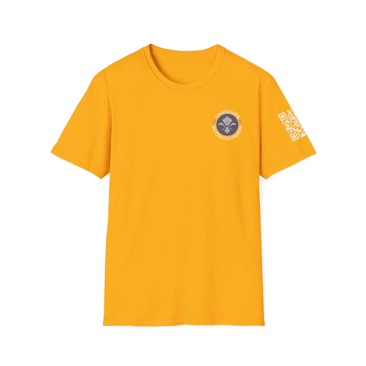 Lagniappe Entertainment Light Color Logo - Unisex Graphic Tee for Music Lovers, Casual Wear, Concerts, Gifts for Him/Her, Everyday T-Shirt