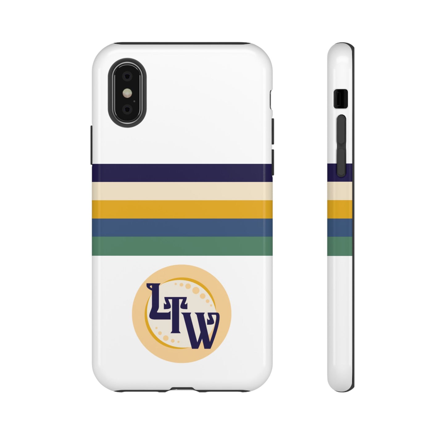 LTW Color Stripe and Monogram Tough Phone Case - iPhone