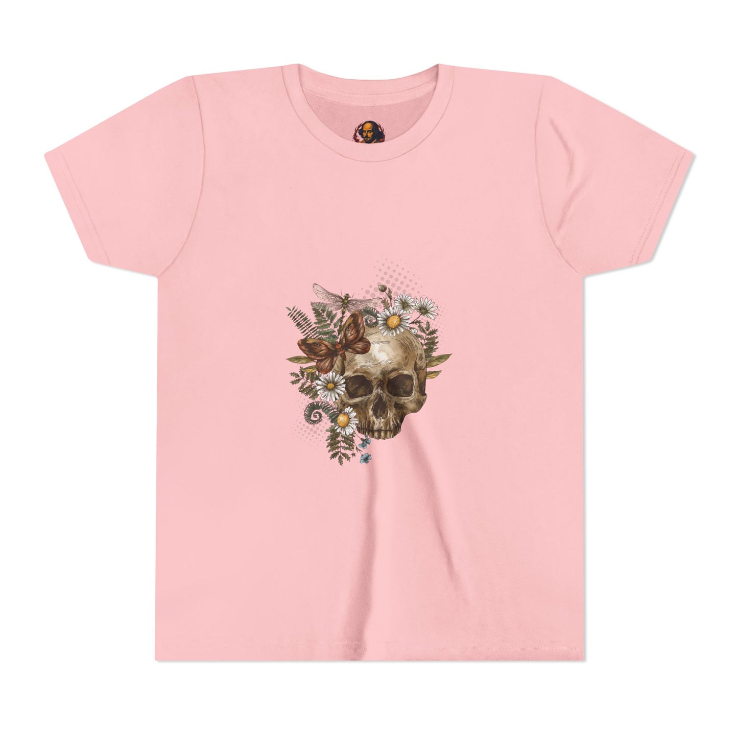 Goblincore Skull Youth Short Sleeve Tee