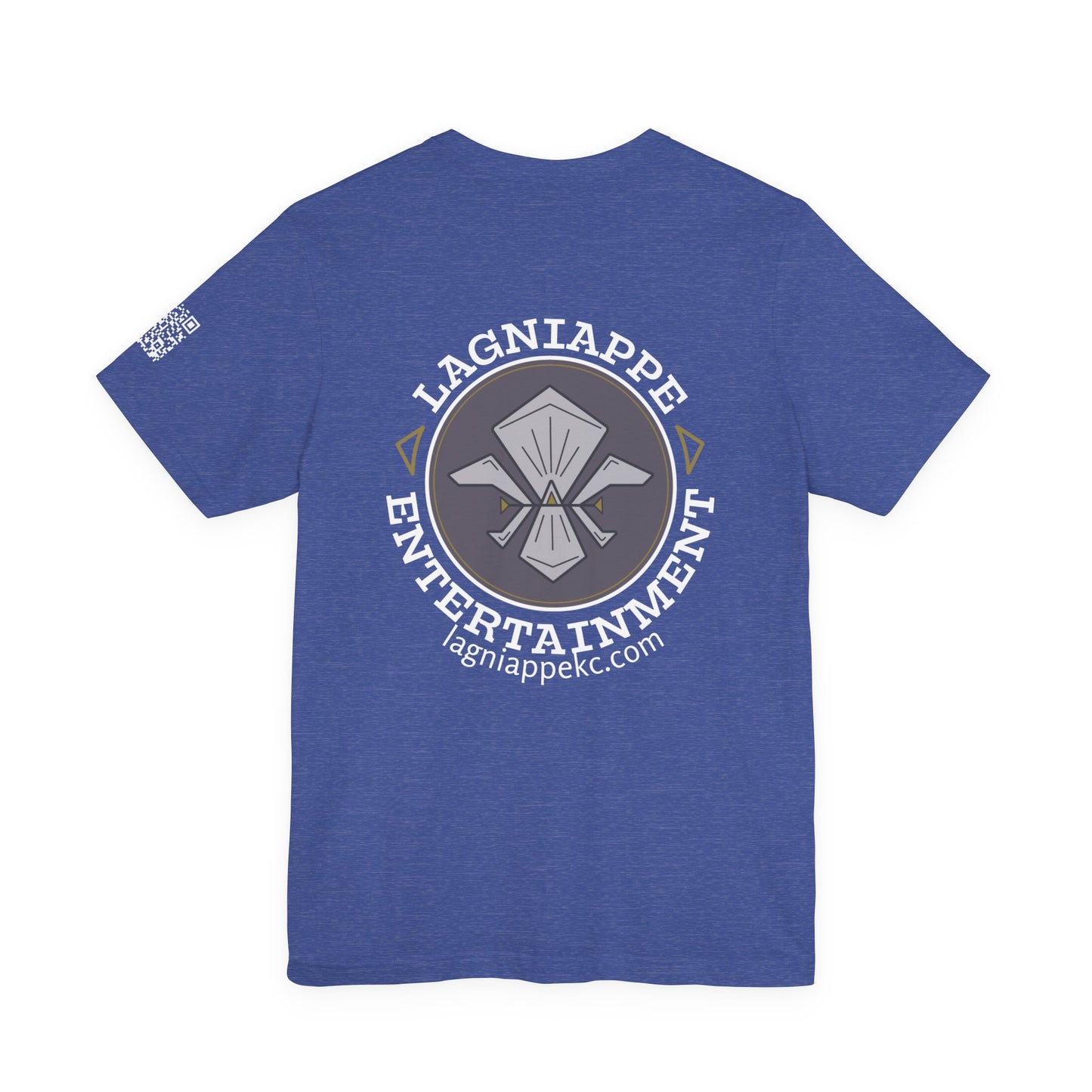 Lagniappe Entertainment Light Color Logo - Unisex Graphic Tee for Music Lovers, Casual Wear, Concerts, Gifts for Him/Her, Everyday T-Shirt