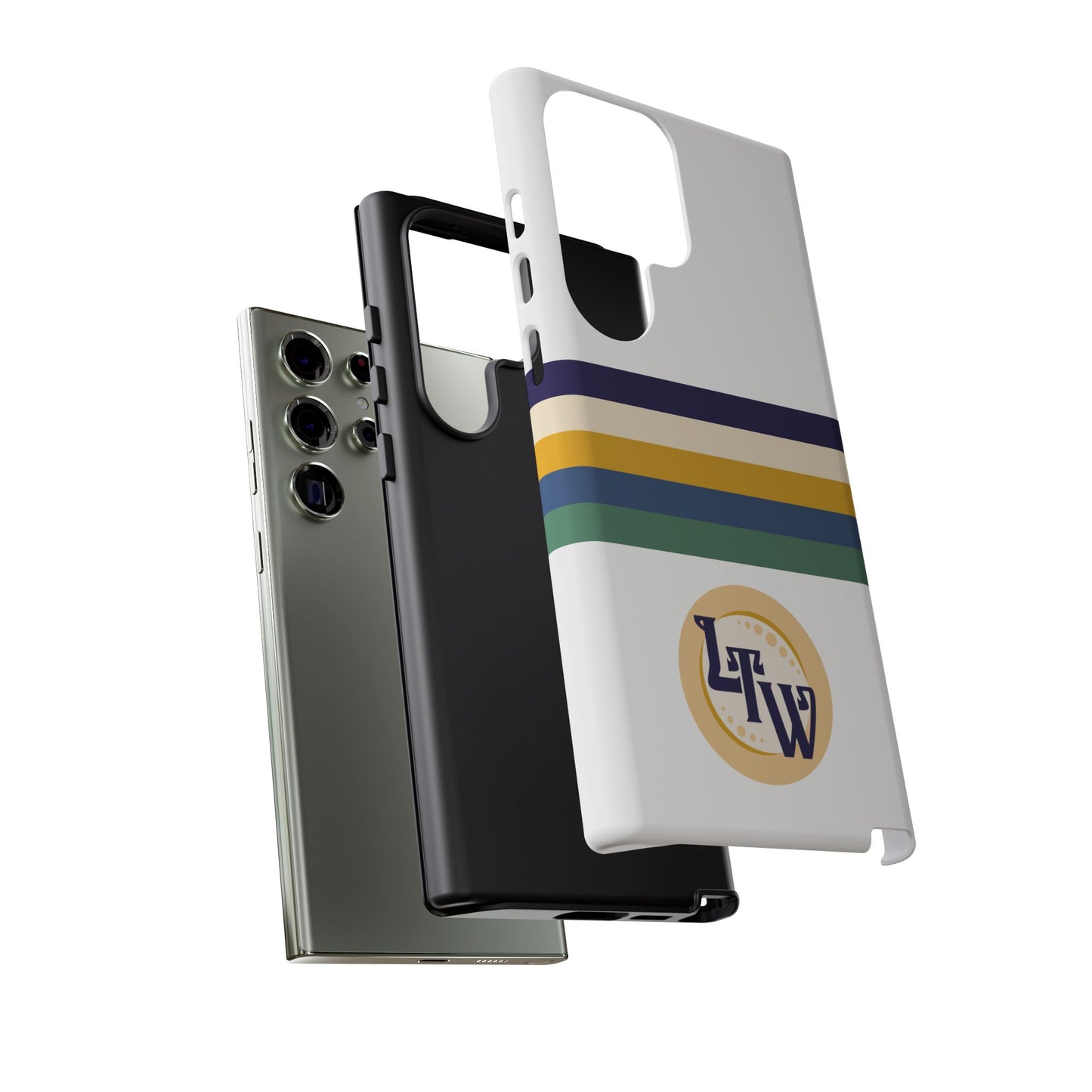LTW Color Stripe and Monogram Tough Phone Case - Samsung