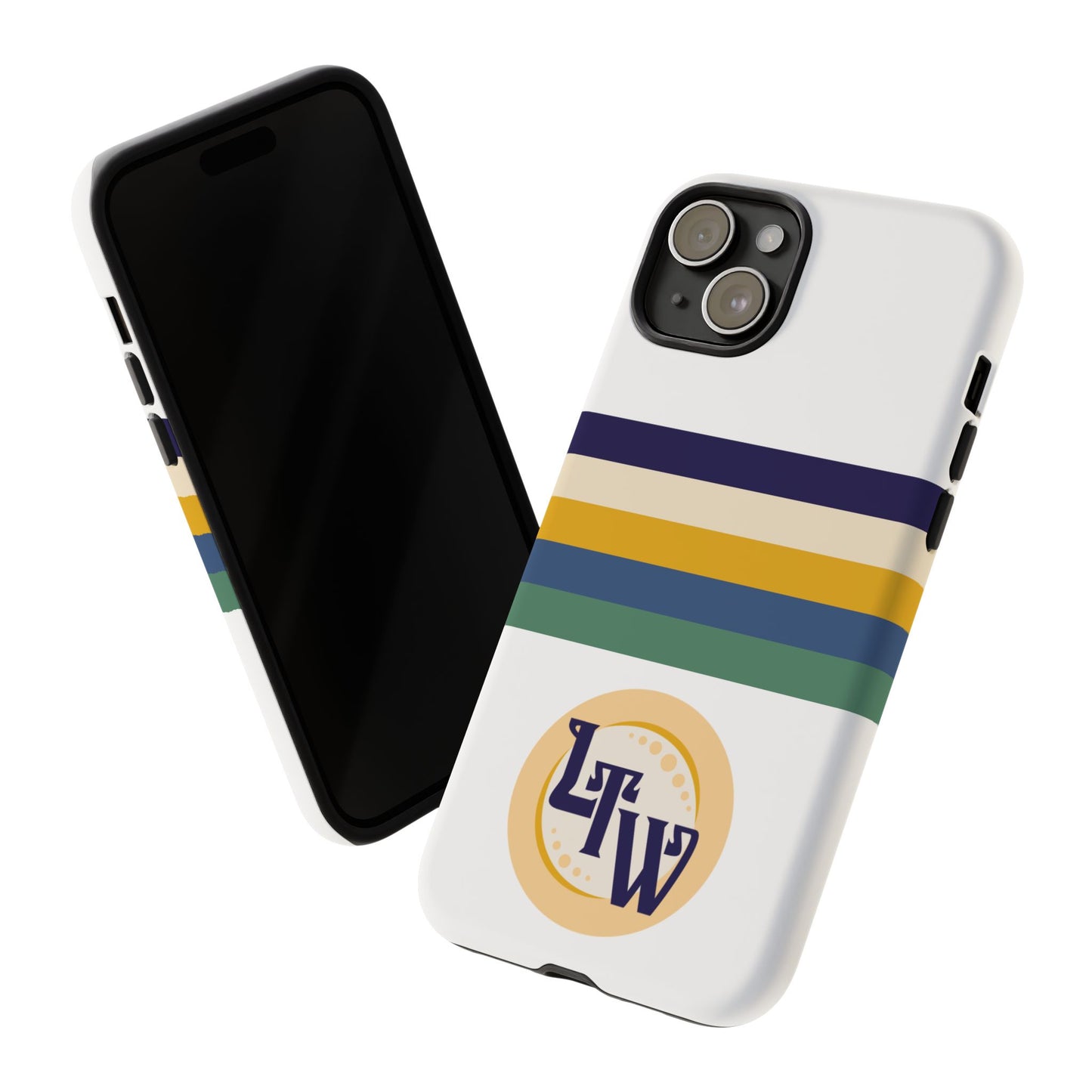 LTW Color Stripe and Monogram Tough Phone Case - iPhone
