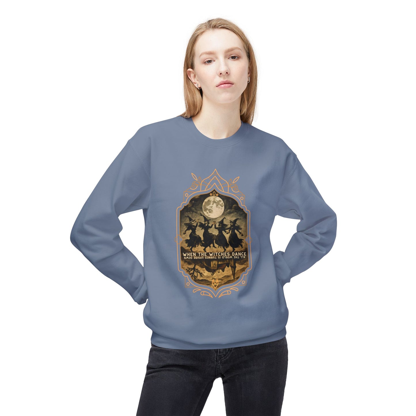 When the witches dance, all the world is turned upside down Unisex Long Sleeve Tee