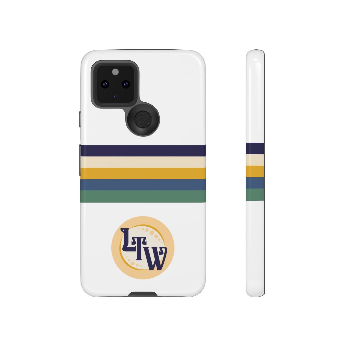 LTW Color Stripe and Monogram Tough Phone Case - Google Pixel