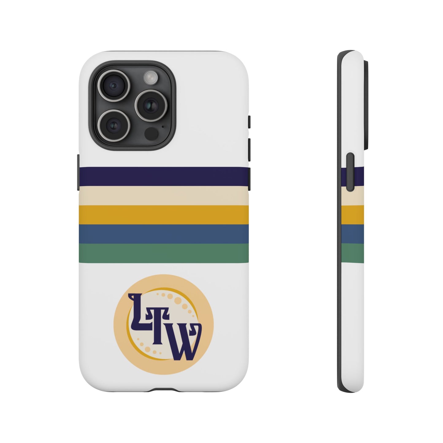 LTW Color Stripe and Monogram Tough Phone Case - iPhone